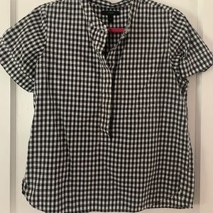 Jcrew button down short sleeve top